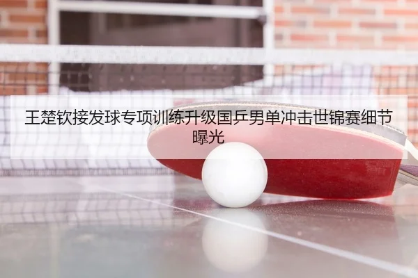 王楚钦接发球专项训练升级国乒男单冲击世锦赛细节曝光