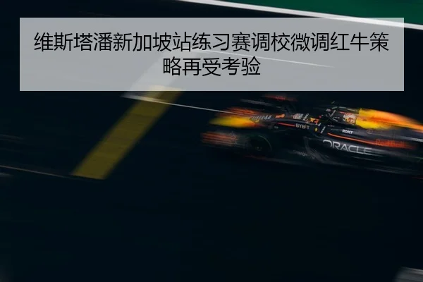 维斯塔潘新加坡站练习赛调校微调红牛策略再受考验